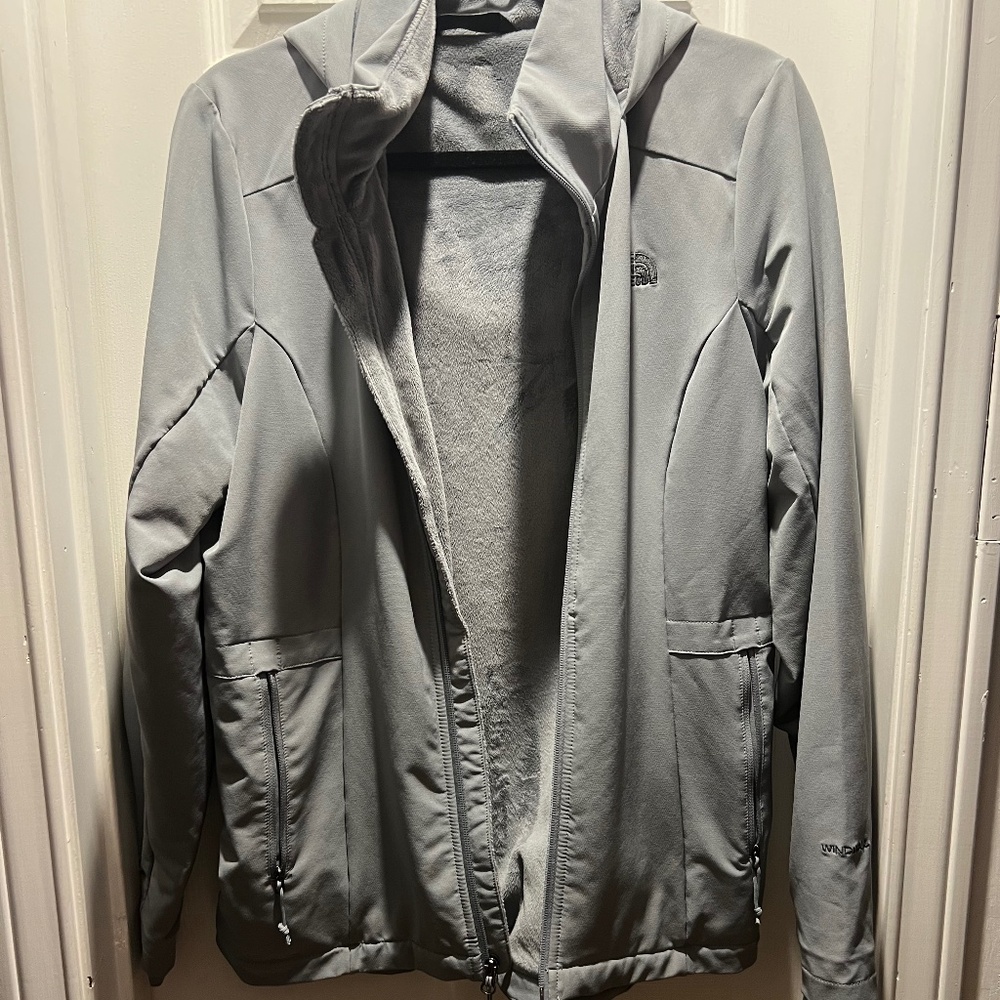 Gray North Face Jacket